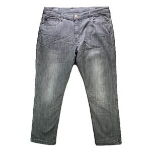 Mugsy Jeans Mens 38x30 Gray Breezys Straight Lightweight Stretch Denim Casual